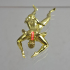 Erotic sculpture figurine in metal - pikkukuva 4