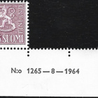 1963 M-63 Leijona 0,25 lila typ I pap xHa 1 ** LaPe 563 I x - pikkukuva 1