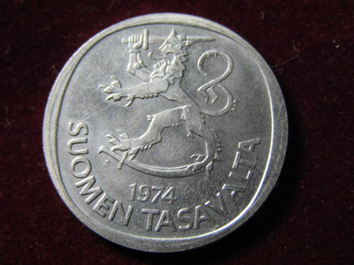 1 markka  1974