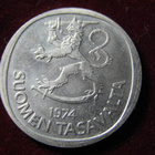 1 markka 1974 - pikkukuva 1