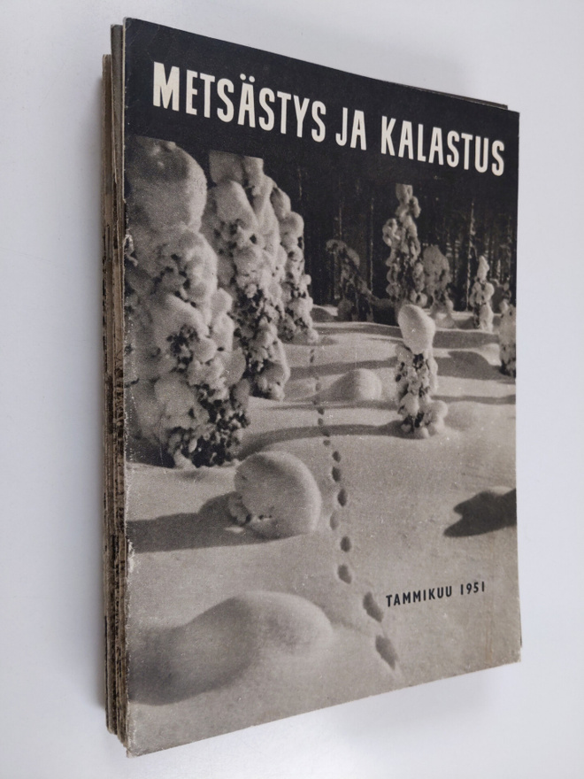 Metsästys ja kalastus vuosikerta 1951 (tammikuu-joulukuu)
