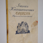 Suomen kansallisteatterin ohjelma näytäntökautena 1932-1933 - pikkukuva 1