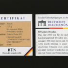 Saksa 2006 Dresden 800v, hopeoitu muistomitali - pikkukuva 5