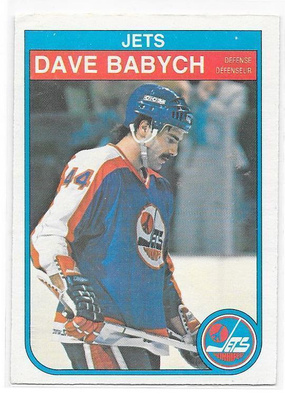1982-83 OPC #375 Dave Babych Winnipeg Jets