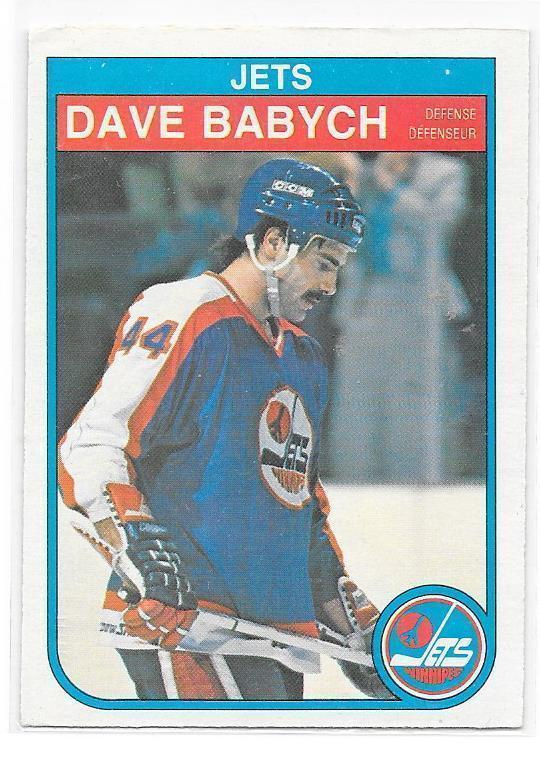 1982-83 OPC #375 Dave Babych Winnipeg Jets