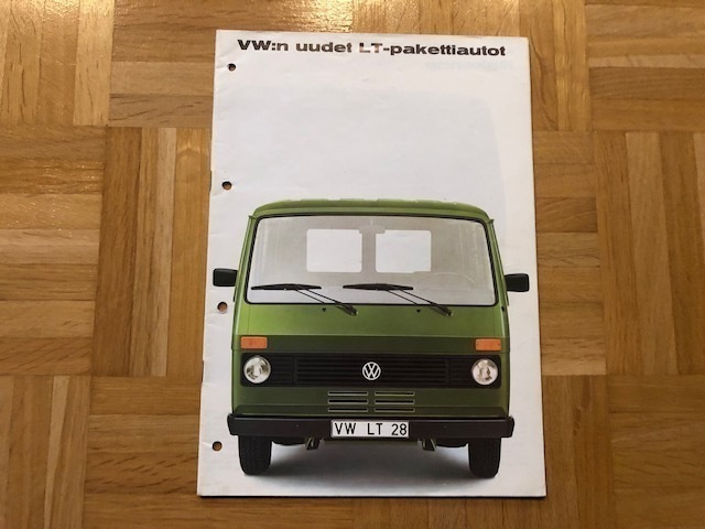 Esite Volkswagen LT, noin 1975/1976. VW