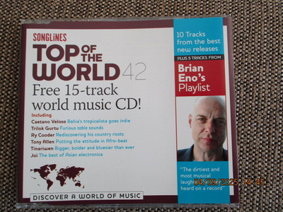 SONGLINES - TOP OF THE WORLD (CD) BRIAN ENO'S PLAYLIST