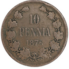 10 penniä 1876 - pikkukuva 1