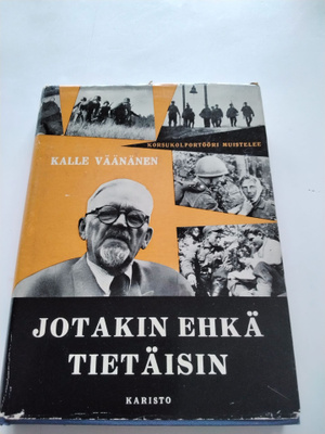 Jotain ehkä tietäisin...kirja