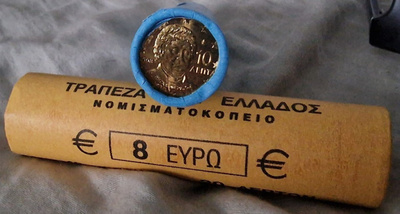 Kreikka 2003 10c rulla UNC