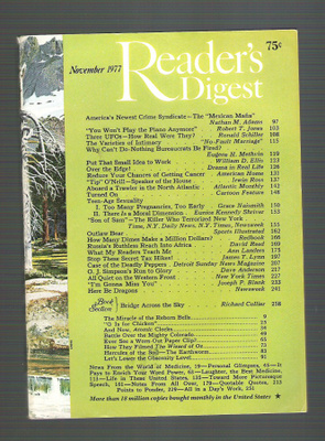 Reader`s Digest , November 1977.