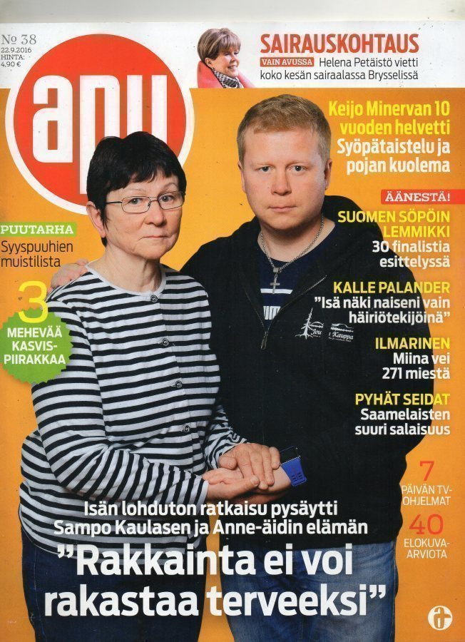 Apu n:o 38 2016 Helena Petäistö. Kalle Palander. Aulanko.