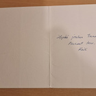 kukkia, Unicef-kortti, kulkenut taittokortti - pikkukuva 3