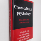 John W. Berry : Cross-cultural psychology : research and ... - pikkukuva 1
