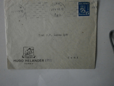 Turku, Hugo Helander, 31.5.1949