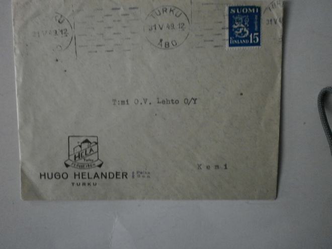 Turku, Hugo Helander, 31.5.1949