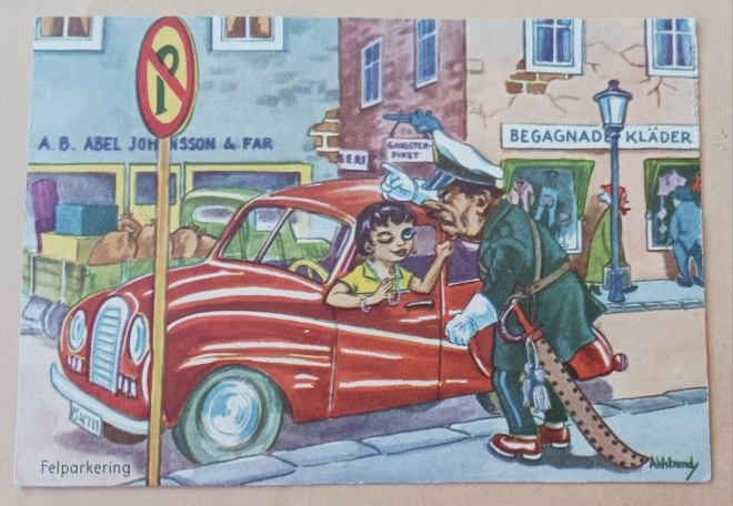 Ahlstrand: Väärin pysäköity, leidi flirttaa poliisille 1969