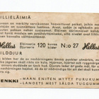Purkkakuva Hellas VILLIELÄIMIÄ n:o 27 Purukumikuva - pikkukuva 2