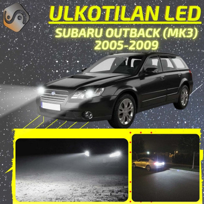 OUTBACK (MK3) 2005-2009 Ulkoiset LED -valot