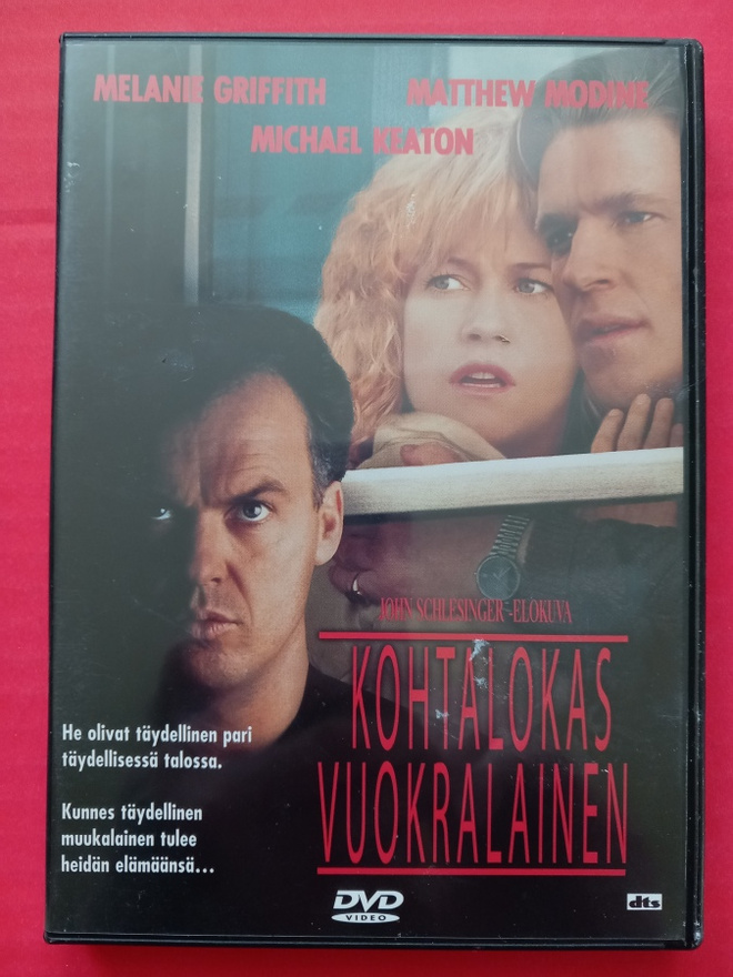 Kohtalokas vuokralainen Suomi dvd