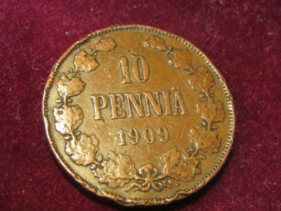 10 penniä 1909
