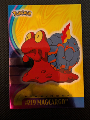 Magcargo foil Pokemon Topps Johto