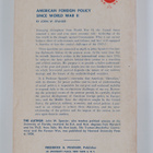 John Spanier : American Foreign Policy Since WWII (Painov... - pikkukuva 2