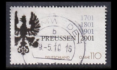 Saksa 2162 o Preussin kuningaskunta 300v (2001)