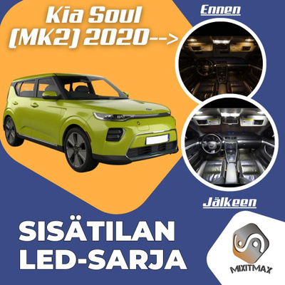 Kia e-Soul (MK2) Sisätilan LED-sarja 8-osainen