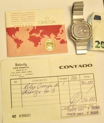 VANHA Kello Omega Constellation Quartz 1979 Alkup RannekeUPE