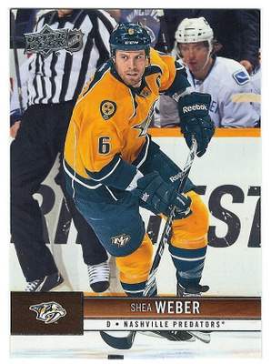 12-13 Upper Deck #98 Shea Weber
