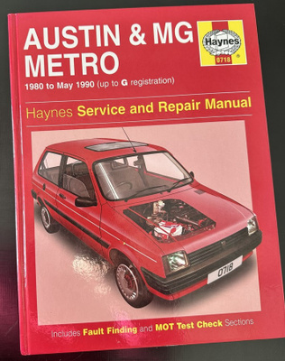 Haynes 0718 Austin & MG Metro 1980 - 1990  korjausopas