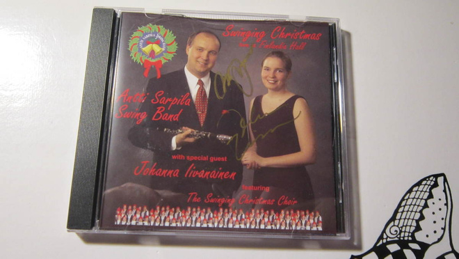 CD Antti Sarpila Swing Band Swinging Christmas + nimmarit 2x