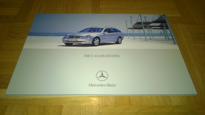Esite Mercedes C-sarja farmari S203 2003/2004 myös C 32 AMG.