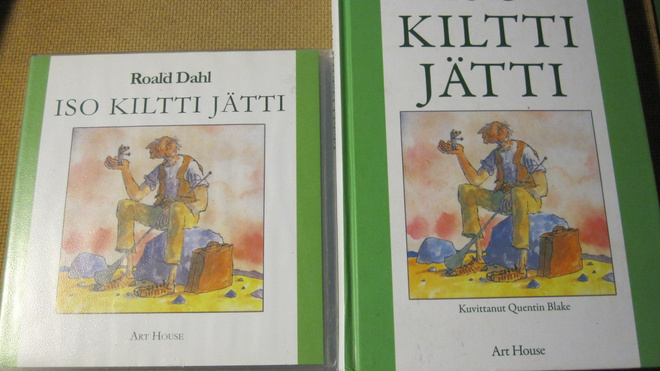 Roald Dahl: Iso Kiltti Jätti - kirja + äänikirja 4CD
