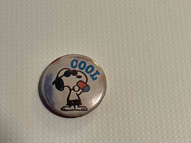 Vintage Snoopy rintamerkki