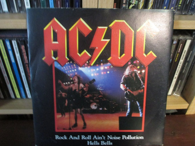 AC/DC:ROCK AND ROLL AIN'T NOISE POLLUTION /HELLS BELLS  7"