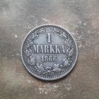 1 markka 1866 - pikkukuva 1