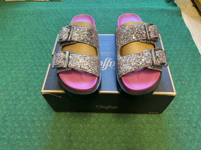 BUFFALO RAYA ARI GLAM - SANDAALIT (VEGAN GLITTER)