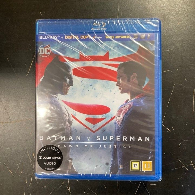 Batman V Superman - Dawn Of Justice Blu-ray (UUSI)