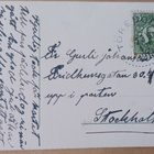 Pikkuleidi tuo kynttelikön ja omenan, p. 1913 - pikkukuva 2