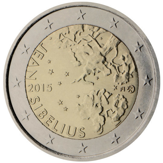 SUOMI ERIKOISEURO 2 EUROA 2015 (JEAN SIBELIUS) 