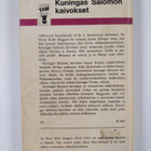 H. Rider Haggard : Kuningas Salomon kaivokset - pikkukuva 2