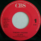 THIERRY HAZARD :: LE JERK :: VINYYLI 7" 1989 - pikkukuva 4