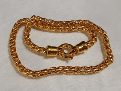 Upea 21k kullattu Kanadalainen kaulakoru Gold plated