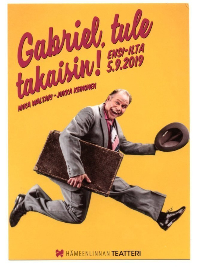HÄMEENLINNA: Gabriel, tule takaisin