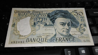 France Ranska 50 Francs 1992 XF-