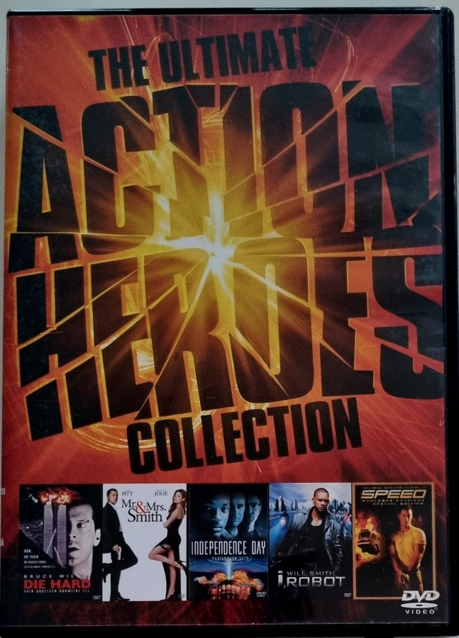THE ULTIMATE ACTION HEROES COLLECTION DVD (5 DISC)