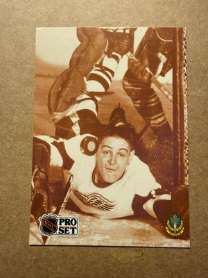 1991-92 Pro Set French #343 Terry Sawchuk