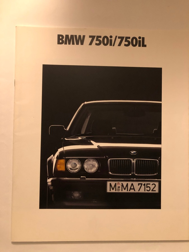 Myyntiesite - Bmw 750i/750iL - 1990